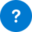 A blue circle with a white question mark in the center, set against a plain white background, conveying inquiry or uncertainty.