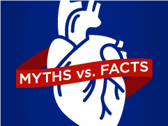 HEART HEALTH MYTHS VS. FACTS INFOGRAPHIC